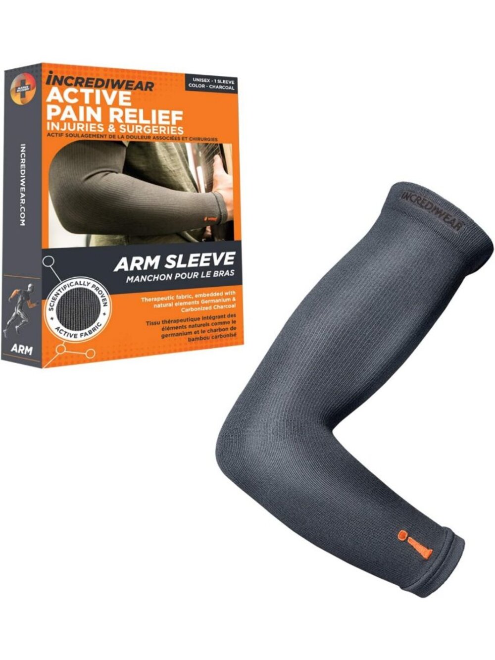 Infrared Arm Sleeves for Men & Women – Compression Support for Pain Relief